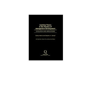 Cover image: Learning Theory in the Practice of Management Development 1st edition
