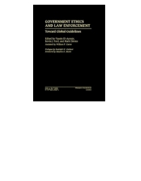 Cover image: Government Ethics and Law Enforcement 1st edition