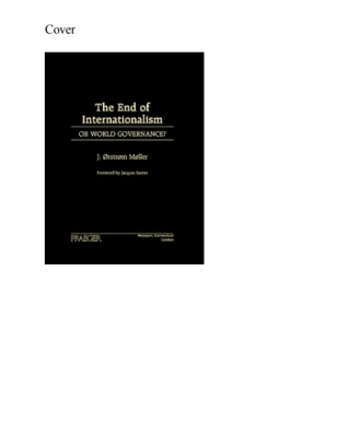 Imagen de portada: The End of Internationalism 1st edition 9780275967017