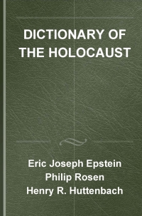 Omslagafbeelding: Dictionary of the Holocaust 1st edition