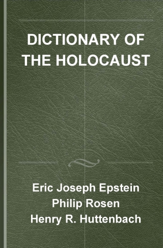 Cover image: Dictionary of the Holocaust 1st edition