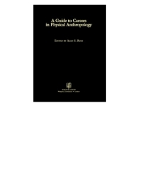 صورة الغلاف: A Guide to Careers in Physical Anthropology 1st edition
