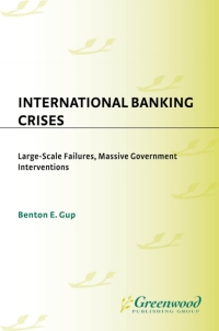 Cover image: International Banking Crises 1st edition