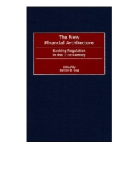 Imagen de portada: The New Financial Architecture 1st edition