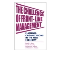 Imagen de portada: The Challenge of Front-Line Management 1st edition