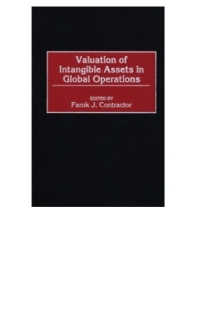 صورة الغلاف: Valuation of Intangible Assets in Global Operations 1st edition