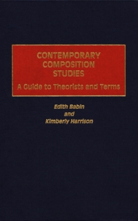 Imagen de portada: Contemporary Composition Studies 1st edition