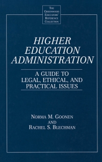 Immagine di copertina: Higher Education Administration 1st edition