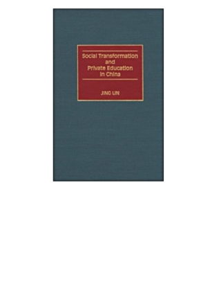 Imagen de portada: Social Transformation and Private Education in China 1st edition