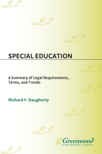 Omslagafbeelding: Special Education 1st edition