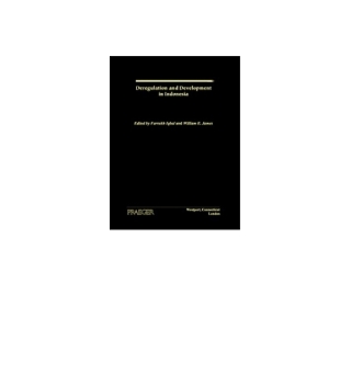 Cover image: Deregulation and Development in Indonesia 1st edition