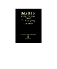 Imagen de portada: Daily Life in Traditional China 1st edition