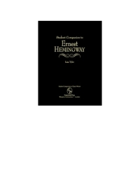 Imagen de portada: Student Companion to Ernest Hemingway 1st edition