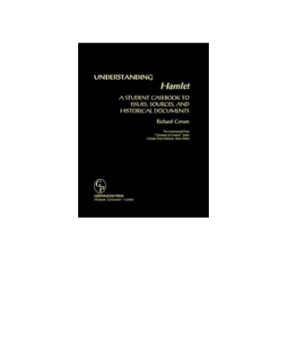 Imagen de portada: Understanding Hamlet 1st edition
