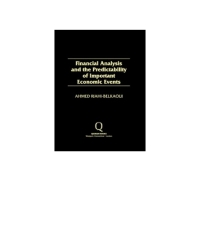 Cover image: Financial Analysis and the Predictability of Important Economic Events 1st edition