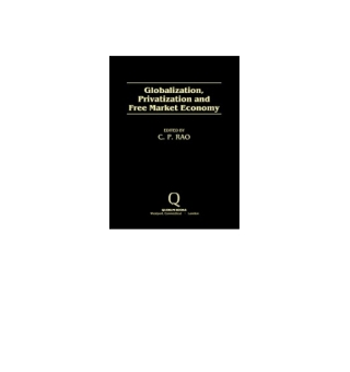 Omslagafbeelding: Globalization, Privatization and Free Market Economy 1st edition