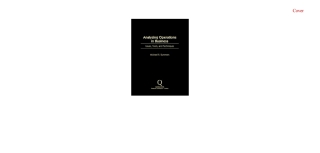 Cover image: Analyzing Operations in Business 1st edition