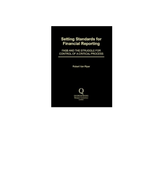 Cover image: Setting Standards for Financial Reporting 1st edition