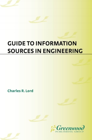 Imagen de portada: Guide to Information Sources in Engineering 1st edition