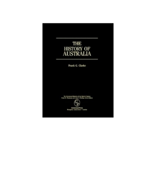 Cover image: The History of Australia 1st edition