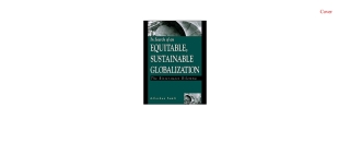 Imagen de portada: In Search of an Equitable, Sustainable Globalization 1st edition