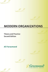 Cover image: Modern Organizations 2nd edition 9780275961404