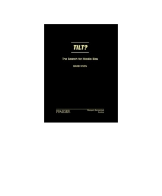 Cover image: Tilt? 1st edition 9780275975777