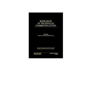 Imagen de portada: Research in Technical Communication 1st edition 9781567506655