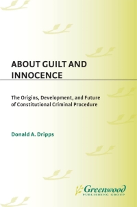 Cover image: About Guilt and Innocence 1st edition