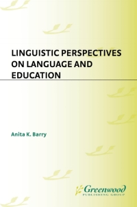 Cover image: Linguistic Perspectives on Language and Education 1st edition
