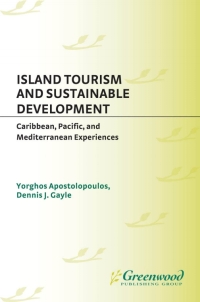 Cover image: Island Tourism and Sustainable Development 1st edition