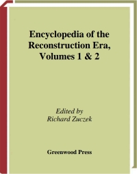 Imagen de portada: Encyclopedia of the Reconstruction Era [2 volumes] 1st edition