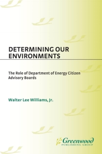 Imagen de portada: Determining Our Environments 1st edition