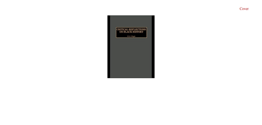 Critical Reflections on Black History 1st Edition