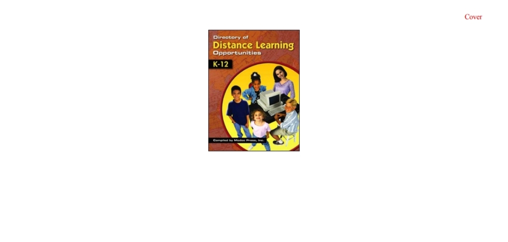 Directory of Distance Learning Opportunities K-12 1st Edition