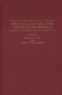 Immagine di copertina: Psychology and the Developing World 1st edition 9780275952457