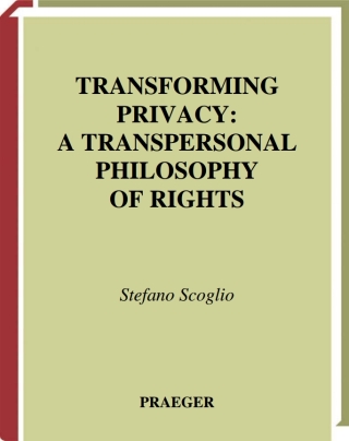 Omslagafbeelding: Transforming Privacy 1st edition