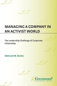 Cover image: Managing a Company in an Activist World 1st edition