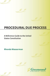 Cover image: Procedural Due Process 1st edition