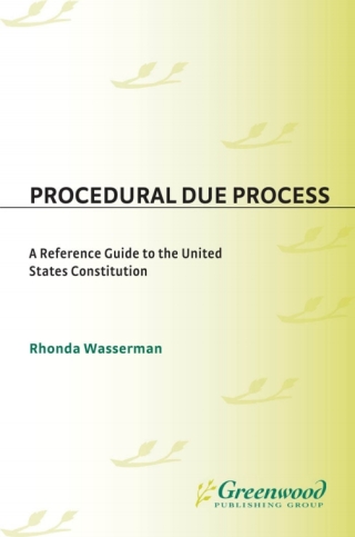 Imagen de portada: Procedural Due Process 1st edition
