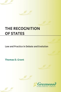 Titelbild: The Recognition of States 1st edition