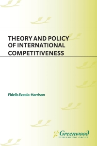 Imagen de portada: Theory and Policy of International Competitiveness 1st edition