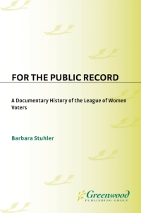 Cover image: For the Public Record 1st edition