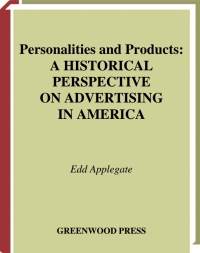 Cover image: Personalities and Products 1st edition