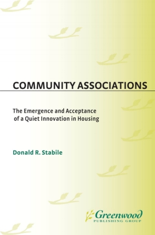 Cover image: Community Associations 1st edition