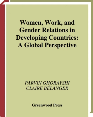 Titelbild: Women, Work, and Gender Relations in Developing Countries 1st edition 9780313297977