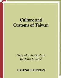 Cover image: Culture and Customs of Taiwan 1st edition
