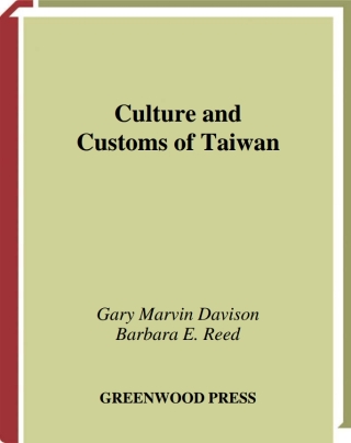 Titelbild: Culture and Customs of Taiwan 1st edition