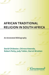 Omslagafbeelding: African Traditional Religion in South Africa 1st edition