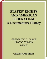 Imagen de portada: States' Rights and American Federalism 1st edition